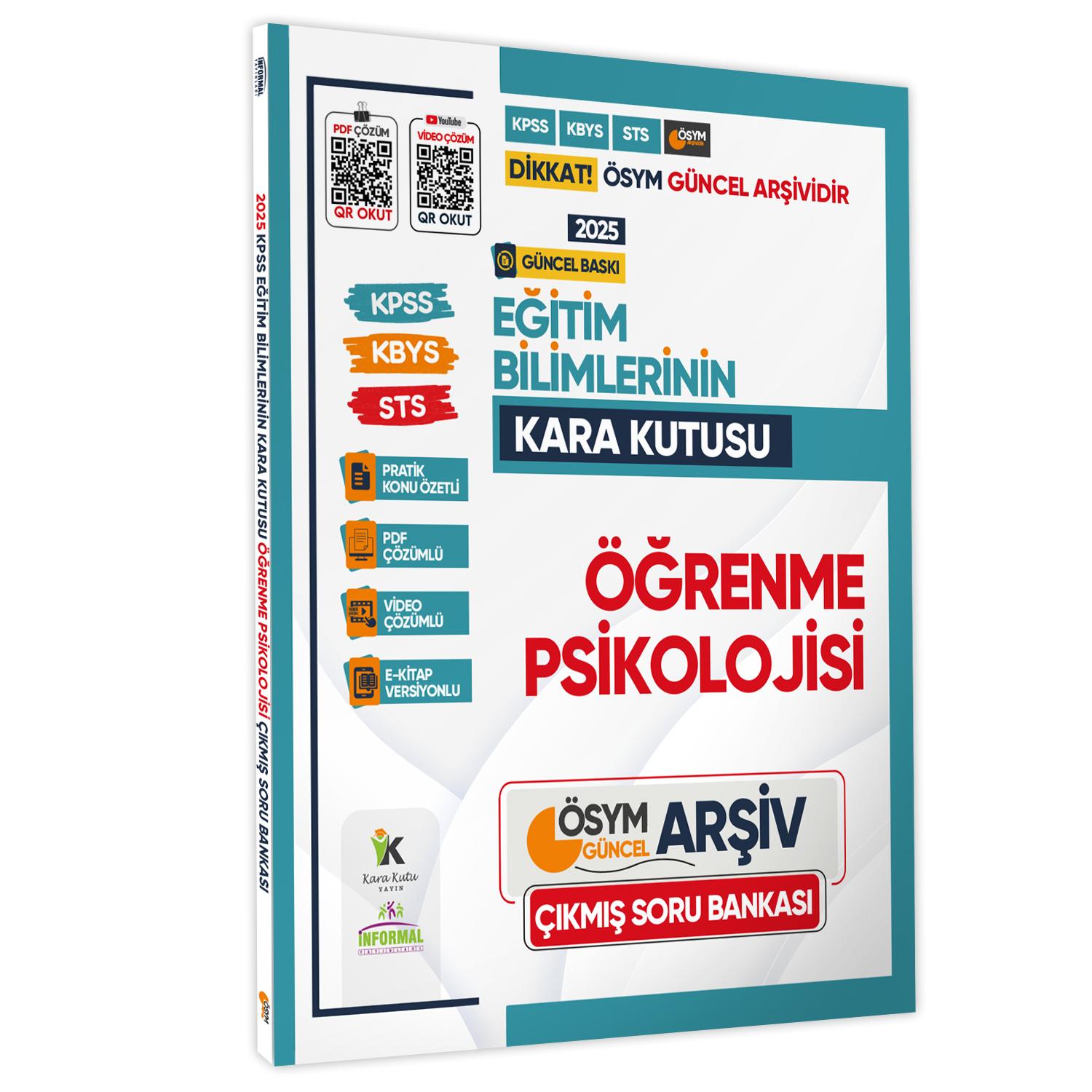 2025%20Eğitim%20Bilimlerinin%20Kara%20Kutusu%20ÖĞRENME%20PSİKOLOJİSİ%20Çıkmış%20Soru%20Bankası%20Konu%20Özetli%20Çözümlü