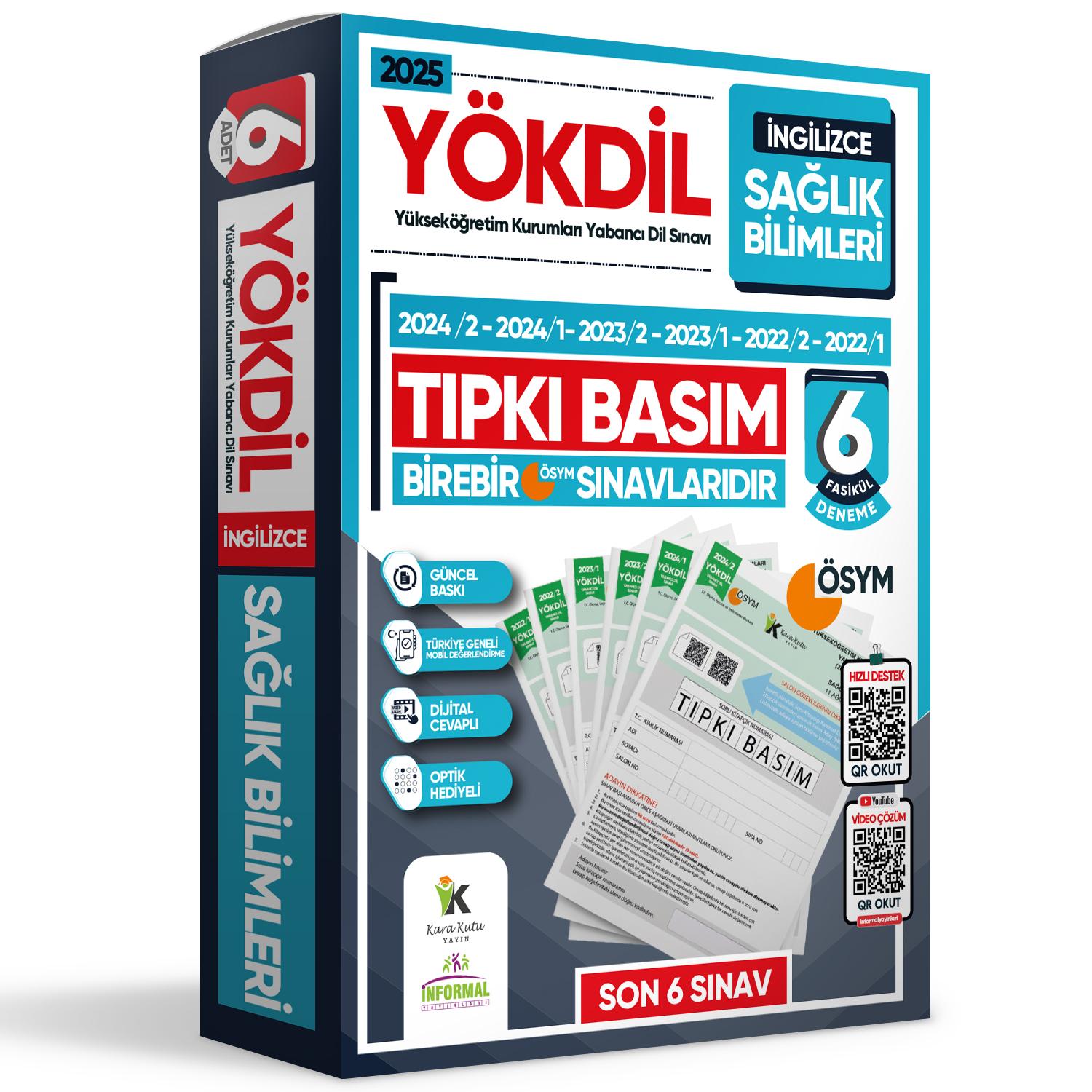 2025%20YÖKDİL%20İngilizce%20SAĞLIK%20BİLİMLERİ%20ÖSYM%20Çıkmış%20Soru%20Tıpkı%20Basım%20Deneme%20Paketi%206lı%20Türkiye%20Geneli