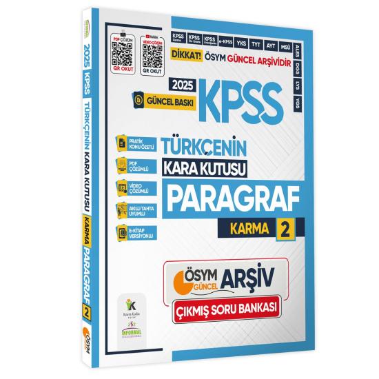 2025 MEB-AGS Türkçenin Kara Kutusu PARAGRAF 2 KARMA ÖSYM Çıkmış Soru Bankası Video/PDF Çözümlü