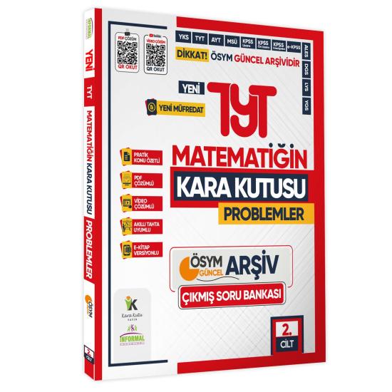 2025 YKS-TYT Matematiğin Kara Kutusu 2. Cilt PROBLEMLER ÖSYM Çıkmış Soru Bankası Konu Özetli Çözümlü