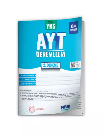 2027 YKS-AYT SÖZEL MEBİ ONLİNE Türkiye Geneli 2. Deneme Büyük Boy RENKLİ BASKI ÜCRETİ 2027 YKS-AYT SÖZEL MEBİ ONLİNE Türkiye Geneli 2. Deneme Büyük Boy RENKLİ BASKI ÜCRETİ