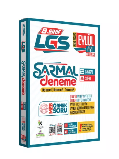 2027 8.Sınıf LGS Sadece EYLÜL AYI Konuları MEB Örnek Soruları 3lü Sarmal Deneme Paketi Çözümlü 2027 8.Sınıf LGS Sadece EYLÜL AYI Konuları MEB Örnek Soruları 3lü Sarmal Deneme Paketi Çözümlü