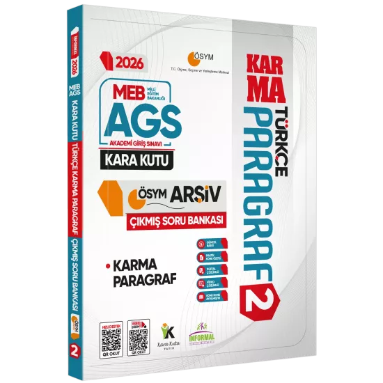 2026 MEB AGS Türkçenin Kara Kutusu PARAGRAF 2 KARMA ÖSYM Çıkmış Soru Bankası Konu Özetli Çözümlü 2026 MEB AGS Türkçenin Kara Kutusu PARAGRAF 2 KARMA ÖSYM Çıkmış Soru Bankası Konu Özetli Çözümlü