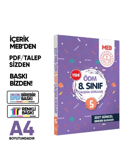 2027 8.Sınıf FULL LGS Altın Seri(FULAS)ve6lı Modül ÖDM Set MEB Çıkmış Çalışma Kitapları BASKI ÜCRETİ 2027 8.Sınıf FULL LGS Altın Seri(FULAS)ve6lı Modül ÖDM Set MEB Çıkmış Çalışma Kitapları BASKI ÜCRETİ
