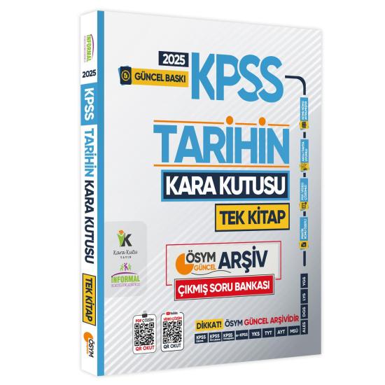 2025 MEB-AGS Tarihin Kara Kutusu TEK KİTAP ÖSYM Arşiv Çıkmış Soru Bankası Konu Ö. Video/PDF Çözümlü