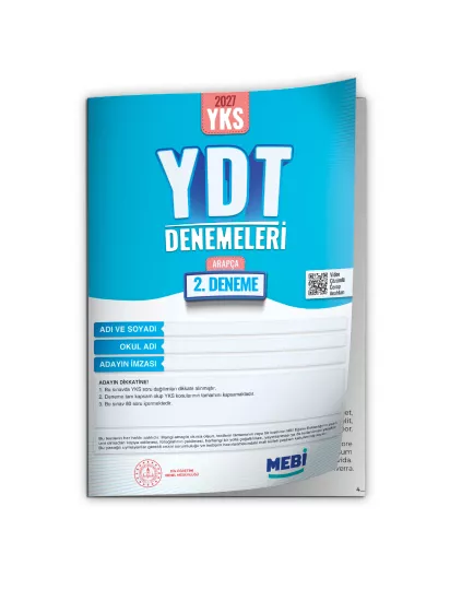 2027 YDT ARAPÇA MEBi-OGM ONLİNE Türkiye Geneli 2. Deneme Büyük Boy RENKLİ BASKI ÜCRETİ 2027 YDT ARAPÇA MEBi-OGM ONLİNE Türkiye Geneli 2. Deneme Büyük Boy RENKLİ BASKI ÜCRETİ