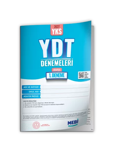 2027 YDT ARAPÇA MEBi-OGM ONLİNE Türkiye Geneli 1. Deneme Büyük Boy RENKLİ BASKI ÜCRETİ 2027 YDT ARAPÇA MEBi-OGM ONLİNE Türkiye Geneli 1. Deneme Büyük Boy RENKLİ BASKI ÜCRETİ