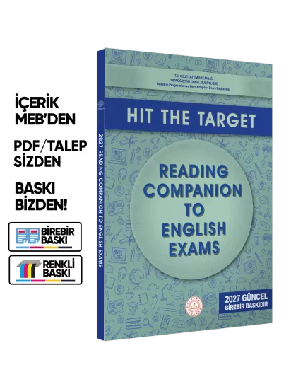 2027 YDT MEBİ İngilizce İçin Reading Companion (Okuma Rehberi) Konu Anlt. Soru Bankası BASKI ÜCRETİ 2027 YDT MEBİ İngilizce İçin Reading Companion (Okuma Rehberi) Konu Anlt. Soru Bankası BASKI ÜCRETİ