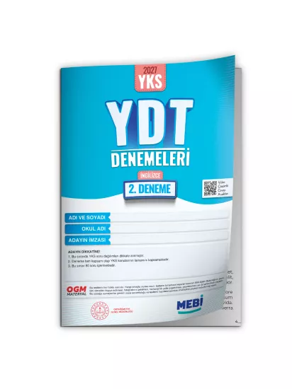 2027 YDT İNGİLİZCE MEBi-OGM ONLİNE Türkiye Geneli 2. Deneme Büyük Boy RENKLİ BASKI ÜCRETİ 2027 YDT İNGİLİZCE MEBi-OGM ONLİNE Türkiye Geneli 2. Deneme Büyük Boy RENKLİ BASKI ÜCRETİ