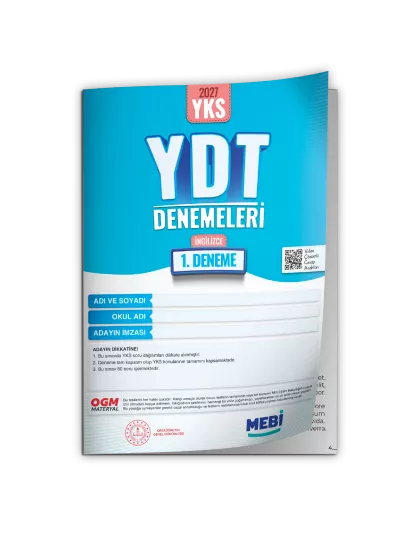 2027 YDT İNGİLİZCE MEBi-OGM ONLİNE Türkiye Geneli 1. Deneme Büyük Boy RENKLİ BASKI ÜCRETİ 2027 YDT İNGİLİZCE MEBi-OGM ONLİNE Türkiye Geneli 1. Deneme Büyük Boy RENKLİ BASKI ÜCRETİ